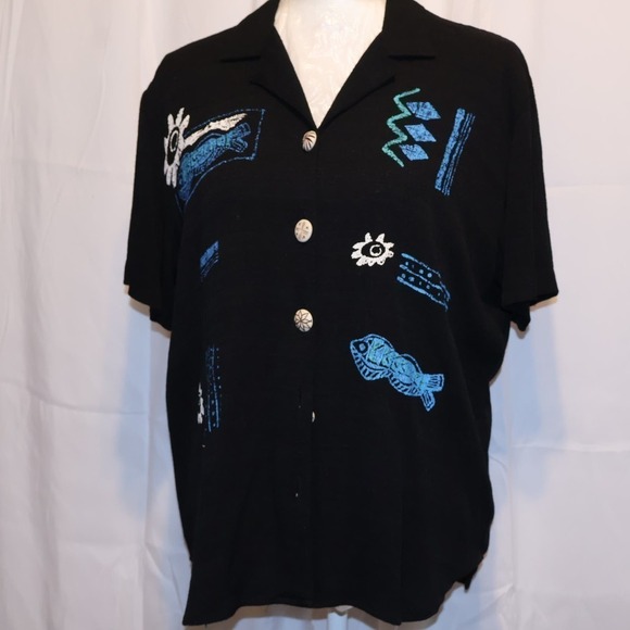 Teddi Women Size Medium Blouse - Picture 1 of 9